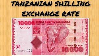 Tanzanian Shilling TZS Exchange Rate  Kwacha  Dollar  Euro  Pound  Riyal  Dirham  Yuan