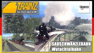 Trainz Railroad Simulator  SAUSCHWÄNZLEBAHN  Dampflok  TRS 20192022  Gameplay Deutsch