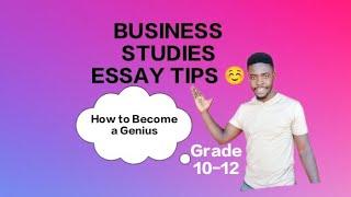 Business studies essay tips how to become a genius