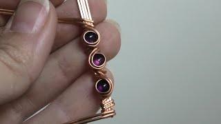 Easier Way to Channel Set Tiny Cabochons Wire Wrapping Tutorial for Beginners