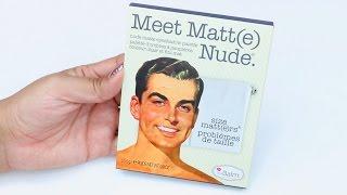 TheBalm Meet Matte Nude Palette  SWATCHES