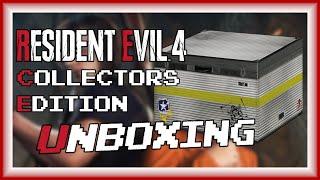 Resident Evil 4  Collectors Edition UNBOXING w Statue Comparison Remake