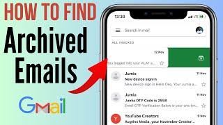 How to See Archived Emails in Gmail  Find Archived Mail