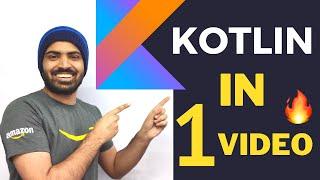Learn Kotlin in 1 hour Kotlin Tutorial for Beginners  Kotlin for AndroidBeginner Friendly Course
