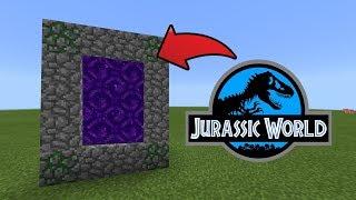 Minecraft  How To Make a Portal to the Jurassic World Dimension