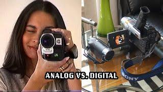 analog vs. digital camcorder 