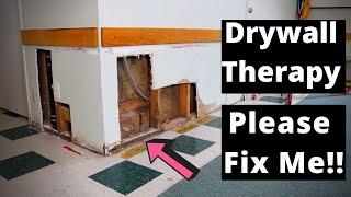 Strangely Satisfying Drywall Repair
