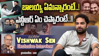 Exclusive Interview With Vishwak Sen  Gangs Of Godavari Movie  greatandhra.com