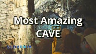 POSTOJNA SLOVENIA CAVE FULL TOUR IN 4K