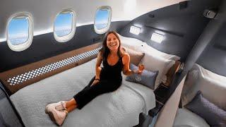 I Tried the Worlds Best First Class Seat with private bedroom and shower