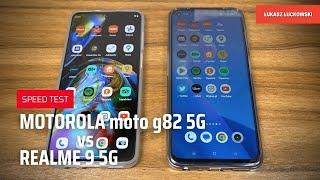 MOTOROLA moto g82 5G vs REALME 9 5G SPEED TEST Snapdragon 695