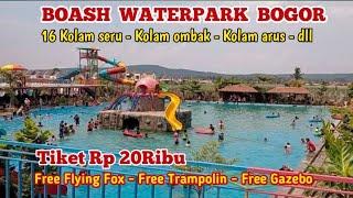 Rute jalan menuju BOASH WATERPARK BOGOR dari PAJAJARAN via SEMPLAK