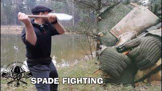 Trench spade fighting - Infantry melee weapon fighting