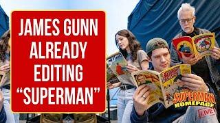 James Gunn Already Editing New Superman Movie April 22 2024 - Superman Homepage Live
