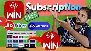 Etv Win on Jio Airfiber & Jio Fiber  Etv Win Free Subscription  In telugu by Mouli #etvwin