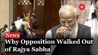 Rajya Sabha Chaos Why Opposition Leaders Walked Out Complete Story Here