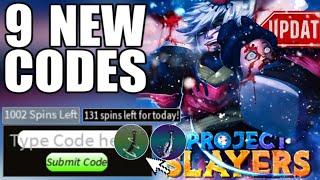 UPDATEPROJECT SLAYERS CODES - CODES FOR PROJECT SLAYERS -  ROBLOX PROJECT SLAYER CODES