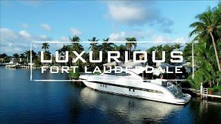 Luxury Properties and Boats Around Ft. Lauderdale Florida  4K Drone Footage