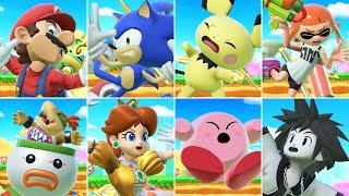 Super Smash Bros. Ultimate - All Characters Screen KO DLC Included