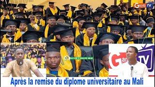 Comprendre lActualité Après la remise du Diplôme universitaire au Mali