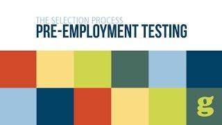 Pre Employment Testing