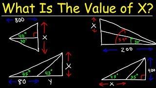 How To Solve Two Triangle Trigonometry Problems