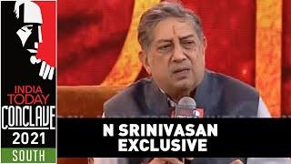 N Srinivasan Speaks About Tamil Nadu Politics Industries & Cricket India Today Conclave South 2021