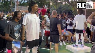 Ja Morant Flys To New York To See His New Statue At Nike Basketball Park