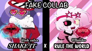  FAKE COLLAB  Rule The World x Shake It Hazbin Hotel AU  Gacha Tweening with @Buniko.