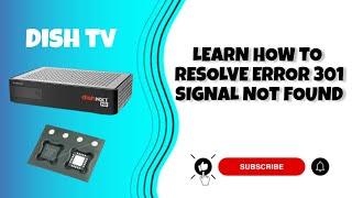 Learn how to resolve Error 301  Signal not found  Dishtv #recoverymode