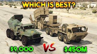 GTA 5 ONLINE  CHEAP VS EXPENSIVE MILITARY VEHICLE WHICH IS BEST?