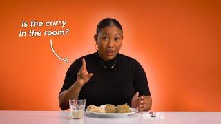 West Indians Try Each Others Curry Chicken