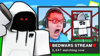 My BEST STREAM SNIPING MOMENTS In Roblox Bedwars Marathon