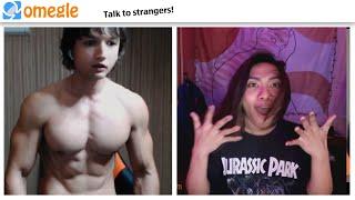 Flexing Baby Face on Omegle JUMPSCARE TROLLING on OMEGLE