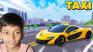 I became a SUPERCAR TAXI DRIVER  ROBLOX