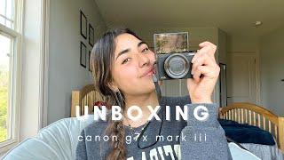 UNBOXING THE CANON G7X MARK III 2023  MY FIRST VIDEO....again lol