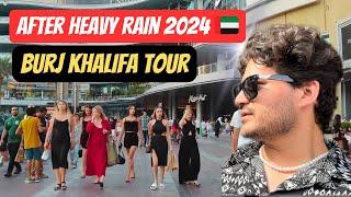 After Heavy Rain 2024  First Tour To Dubai Mall and Burj Khalifa  Bht Rush Tha #naddlogs #dubai