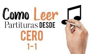 COMO LEER PARTITURAS DESDE CEROS  Curso COMPLETO 1 - 1 Ejercicios sencillos