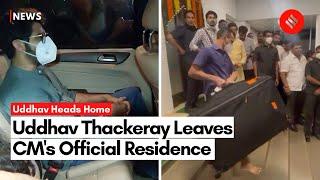 Uddhav Thackeray Leaves CM’s Official Residence For Family’s Matoshri Bungalow