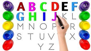 ABCD A to Z kids learn kids rhymes Alphabet A for Apple B for Ball English varnmala