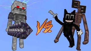 Prime Skeleton Titan Vs. Siren Head Cartoon Cat PE in Minecraft