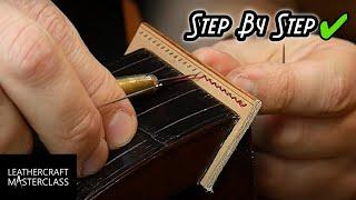 Back Stitching Leather Tutorial In Depth Leathercraft Masterclass