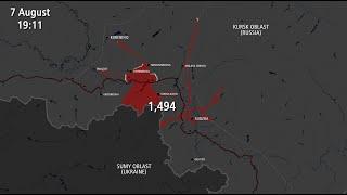 Ukraine Invasion of Russia  Kursk Attack - Every Hour