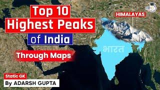 Top 10 Highest Peaks of India Exploring the Majestic Mountains  Which is the highest Peak of India