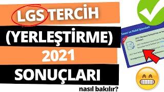 LGS Yerleştirme Tercih Sonuçları 2023 - Webhakim