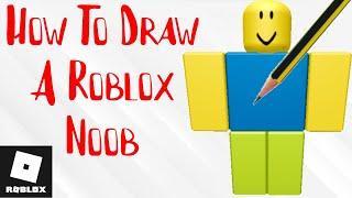 How to DRAW a Noob from ROBLOX