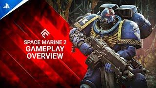 Warhammer 40000 Space Marine 2 - Gameplay Overview Trailer  PS5 Games