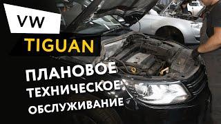 Плановое техническое обслуживание автомобиля Volkswagen Tiguan 20 TSI