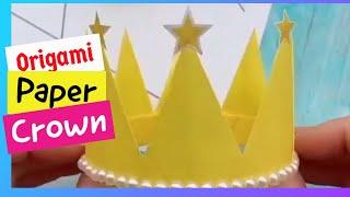 Origami Paper Crown origami crownschool hacksdiy paper craftkraft nationcrown for birthday