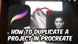 Procreate Tutorial How To Duplicate A Project In Procreate